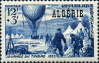 Stamp Day - Balloon Post overprinted