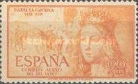 Isabel I and Scene from 'The Surrender of Granada' by Ortiz