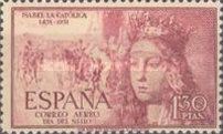 Isabel I and Scene from 'The Surrender of Granada' by Ortiz