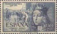 Isabel I and Scene from 'The Surrender of Granada' by Ortiz