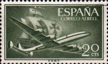 Lockheed L.1049 Super Constellation and "Santa Maria"