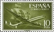 Lockheed L.1049 Super Constellation and "Santa Maria"