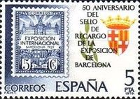 50th Anniversary of Barcelona Exhibition Tax Stamps