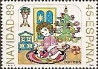 Girl with Christmas Present
