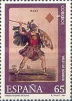 Mars, Jack of Diamonds (English deck by Stopforth, 1828)