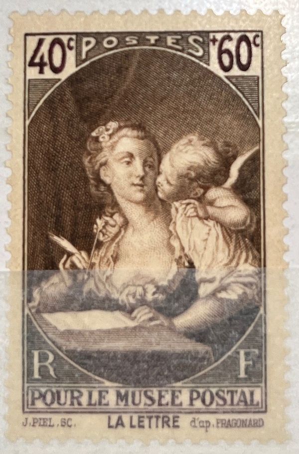 For the Postal Museum. The Letter, by Jean Honore Fragonard