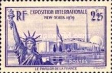 World Exhibition in New York in 1939. The Flag of France