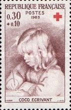 Coco Writing, by Auguste Renoir (1841-1919)