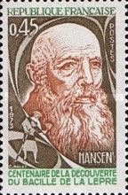 Hansen (1841-1912) Centenary of the discovery of the leprosy