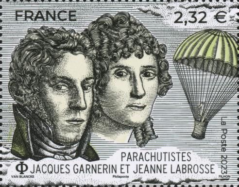Jacques Garnerin and Jeanne Labrosse, Parachutists