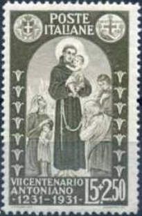 700th Anniversary - St. Anthony is surrounded by poor