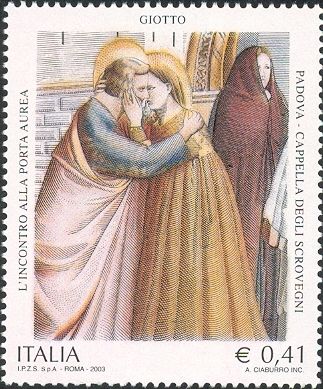Encounter by the Golden Door, Giotto