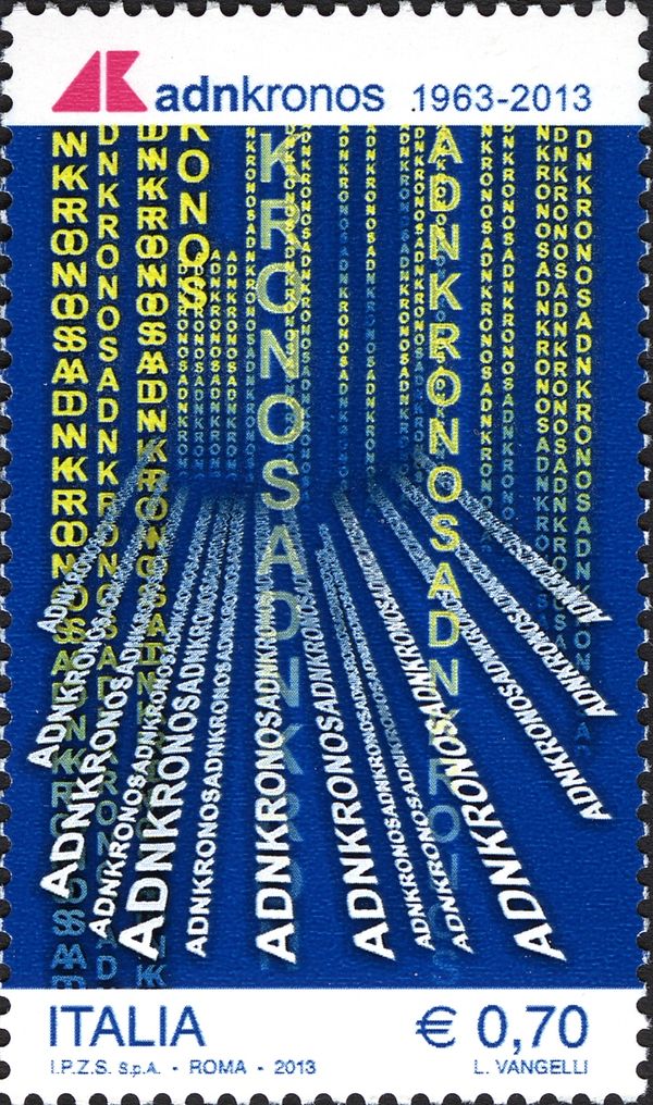 Adnkronos News Agency Logo.