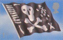 Jolly Roger flown by H.M.S. Proteus (Submarine) S/A