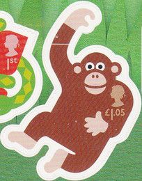 Animail self adhesive souvenir sheet