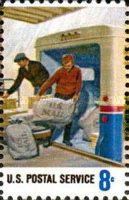 Loading Mail on a Truck