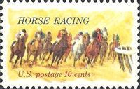 Horses Rounding Turn