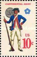 Continental Soldier with Flintlock Musket