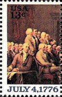 "Signing the Declaration of Independence" (detail, Turnbull)