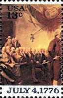"Signing the Declaration of Independence" (detail, Turnbull)