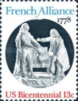 "Louis XVI and Benjamin Franklin" (statuette, C. G. Sauvage)