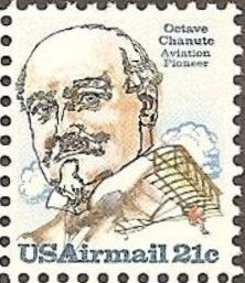 Octave Chanute and Glider