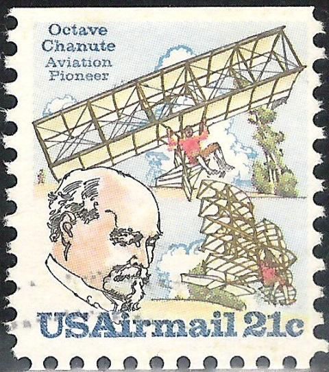 Octave Chanute and Glider