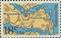 Map of Yorktown Peninsula