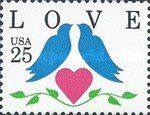 Lovebirds and 'LOVE'