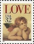 "Cherub" (detail from Sistine Madonna by Raphael)