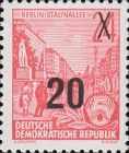 Stalin Avenue, Berlin - Surcharged