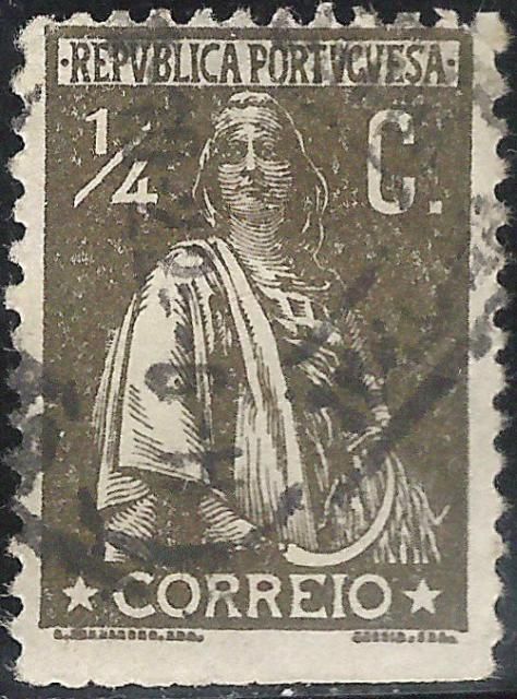 Ceres Issue of Portugal Overprinted