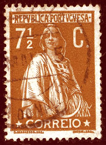 Ceres Issue of Portugal Overprinted in Black or Carmine