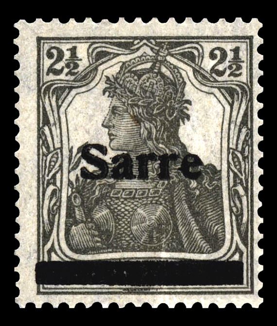 Germania, overprint 'Sarre'
