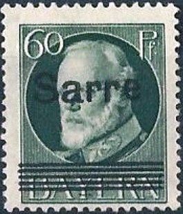 Germania, overprint 'Sarre'