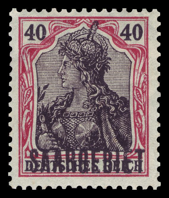 Germania, overprinted SAARGEBIET