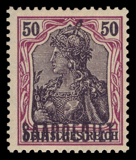 Germania, overprinted SAARGEBIET