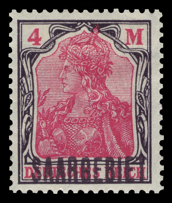 Germania, overprinted SAARGEBIET