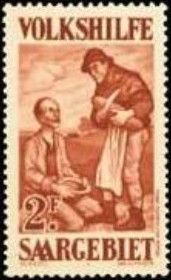 "Almsgiving" by Schiestl