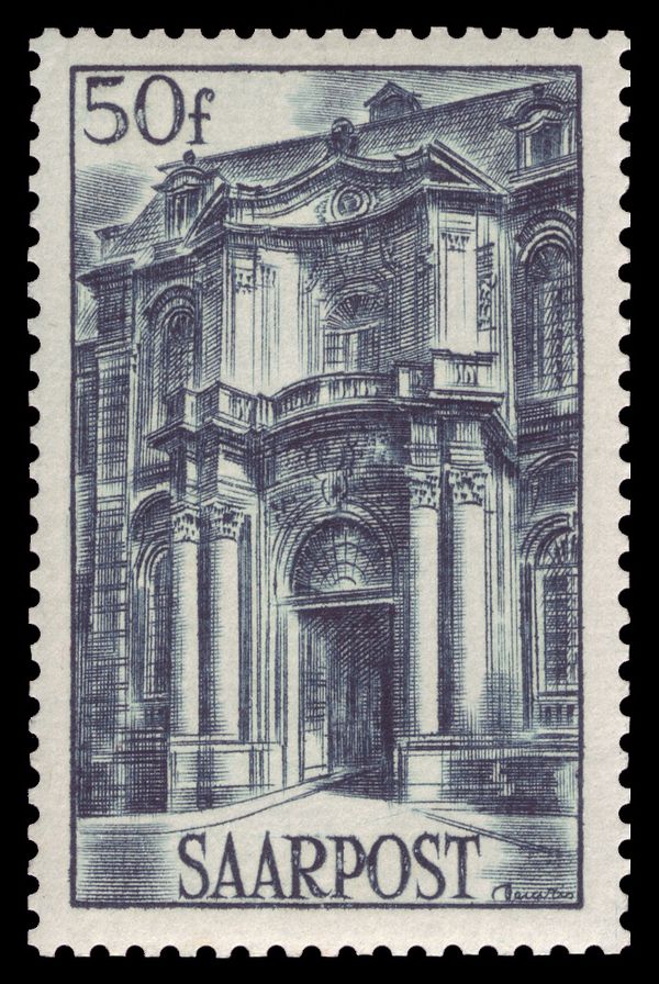 Facade of Mettlach Abbey