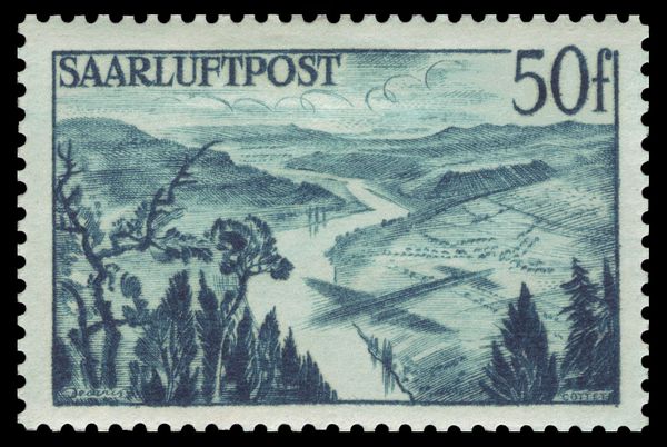 Saar sinuosity near Mettlach
