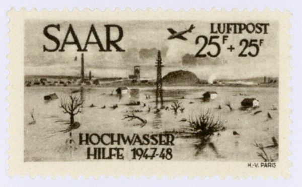 High-water area near Saarlouis