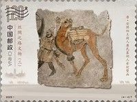 Tang Dynasty Mural Depitcting Camel