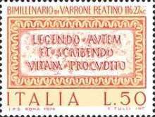 2000th Death Anniversary of Marco Varrone