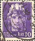 "Italia Turrita" - Ovpt. Black Fasces - Essay