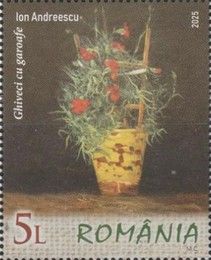 Pot with Carnations by Ion Andreescu,