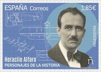 Heraclio Alfaro, Aviation Engineer