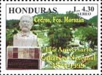 Statue of Francisco Morazan, view of Cedros