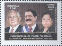 R.M Bain, Manuel Zelaya and V. Morales