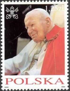 John Paul II wearing Red Stole, Seated